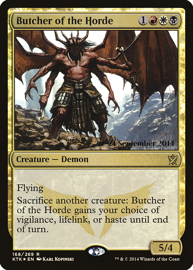 Butcher of the Horde [Khans of Tarkir Prerelease Promos] | Gamers Paradise