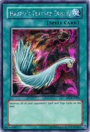 Harpie's Feather Duster [WC4-E003] Prismatic Secret Rare | Gamers Paradise