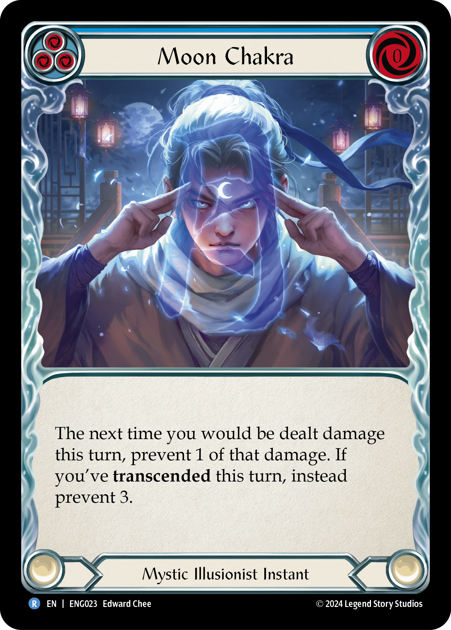 Moon Chakra [ENG023] (Part the Mistveil Enigma Blitz Deck) | Gamers Paradise