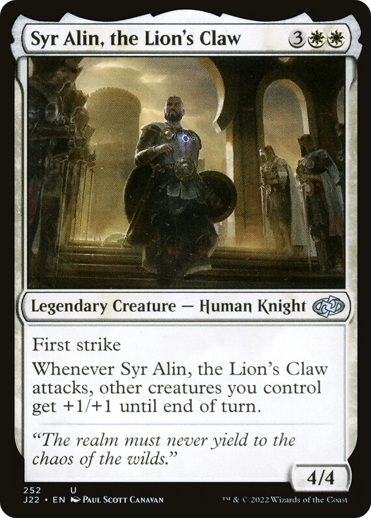 Syr Alin, the Lion's Claw [Jumpstart 2022] | Gamers Paradise