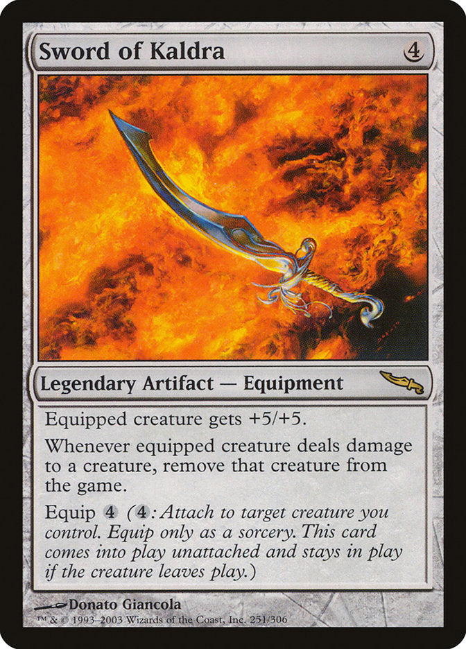 Sword of Kaldra [Mirrodin] | Gamers Paradise