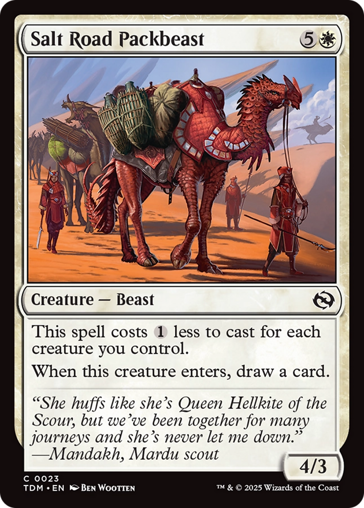 Salt Road Packbeast [Tarkir: Dragonstorm] | Gamers Paradise