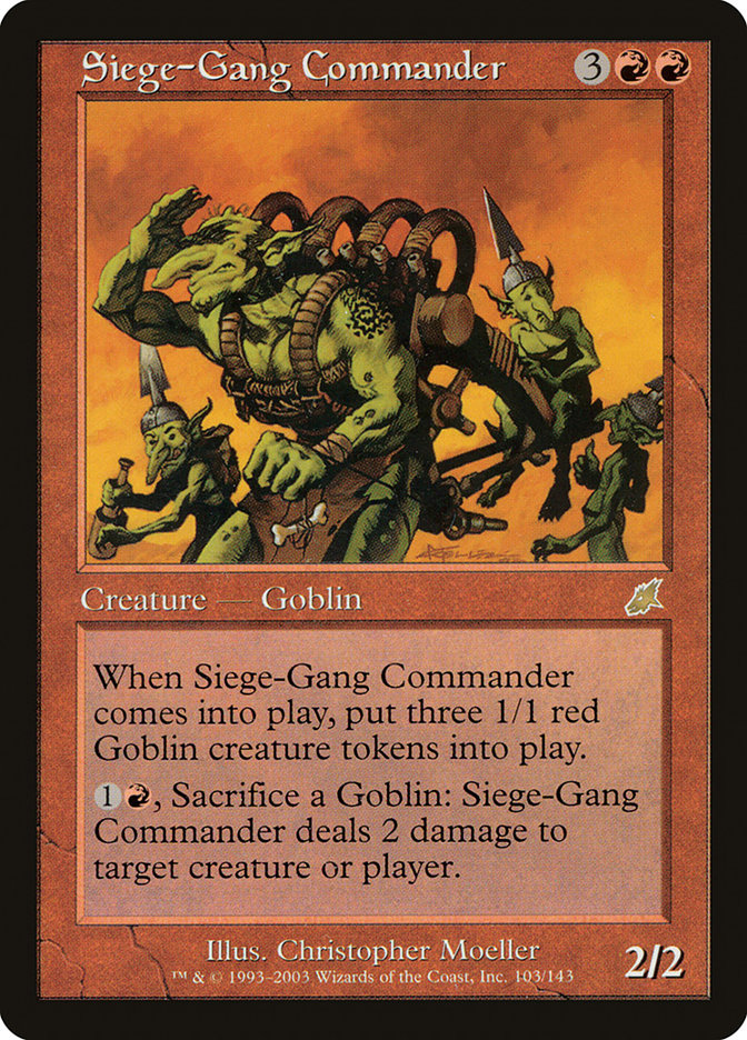 Siege-Gang Commander [Scourge] | Gamers Paradise
