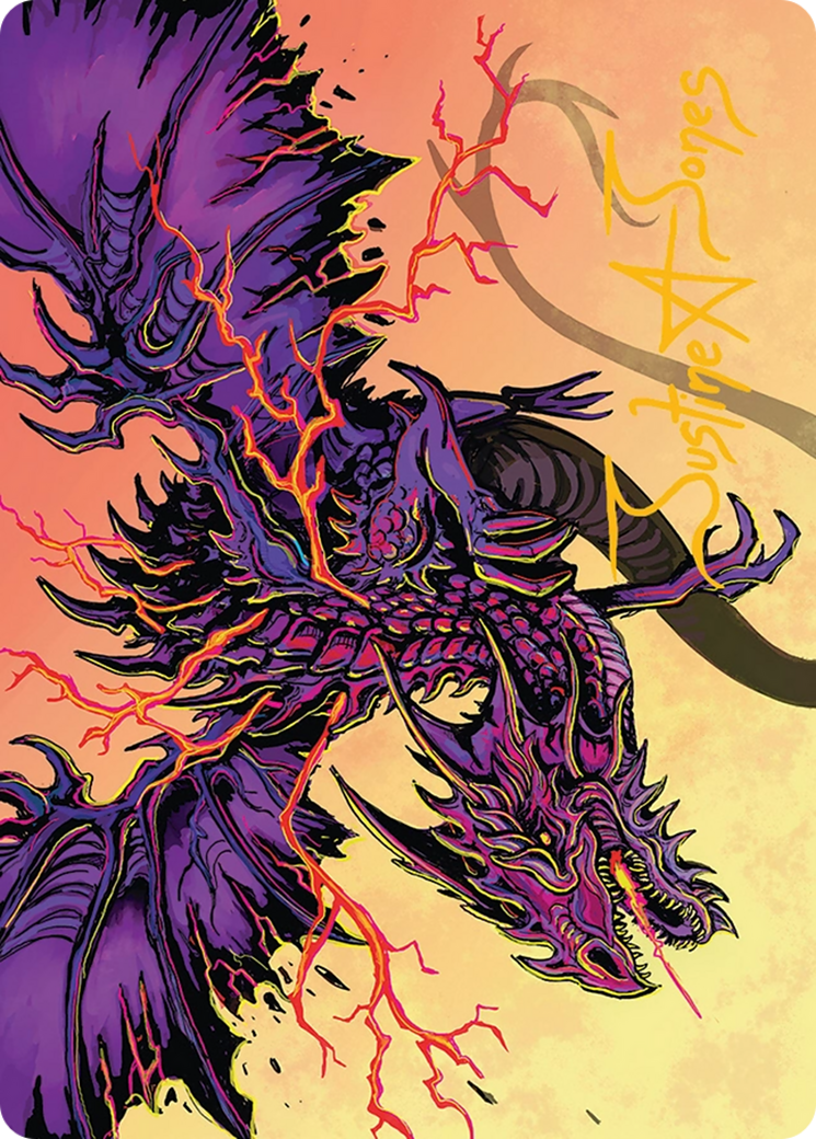 Stormshriek Feral Art Card (35/54) [Tarkir: Dragonstorm Art Series] | Gamers Paradise