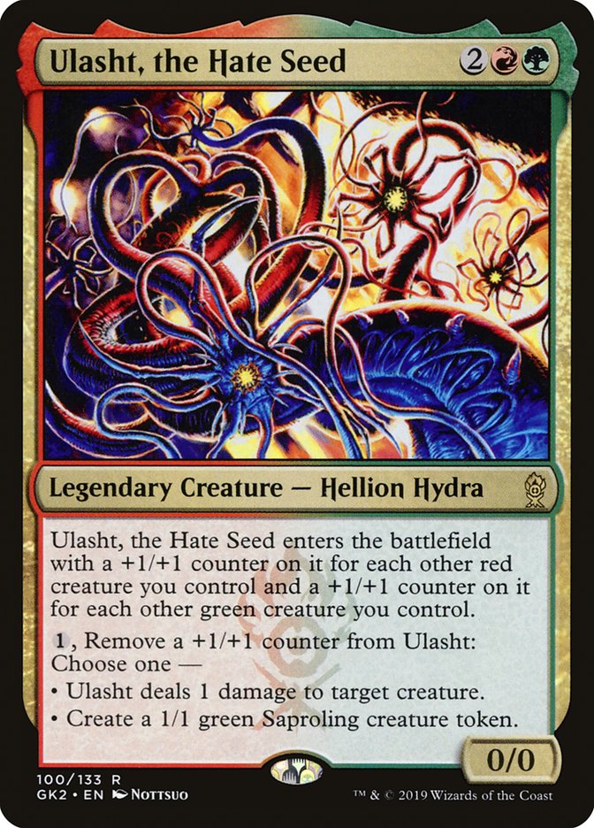 Ulasht, the Hate Seed [Ravnica Allegiance Guild Kit] | Gamers Paradise