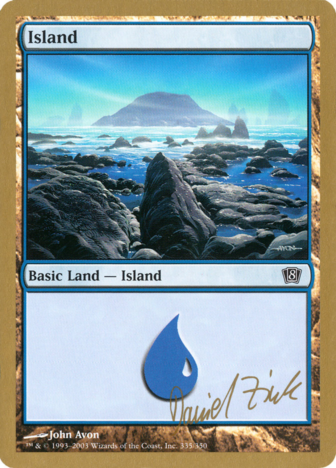 Island (dz335) (Daniel Zink) [World Championship Decks 2003] | Gamers Paradise