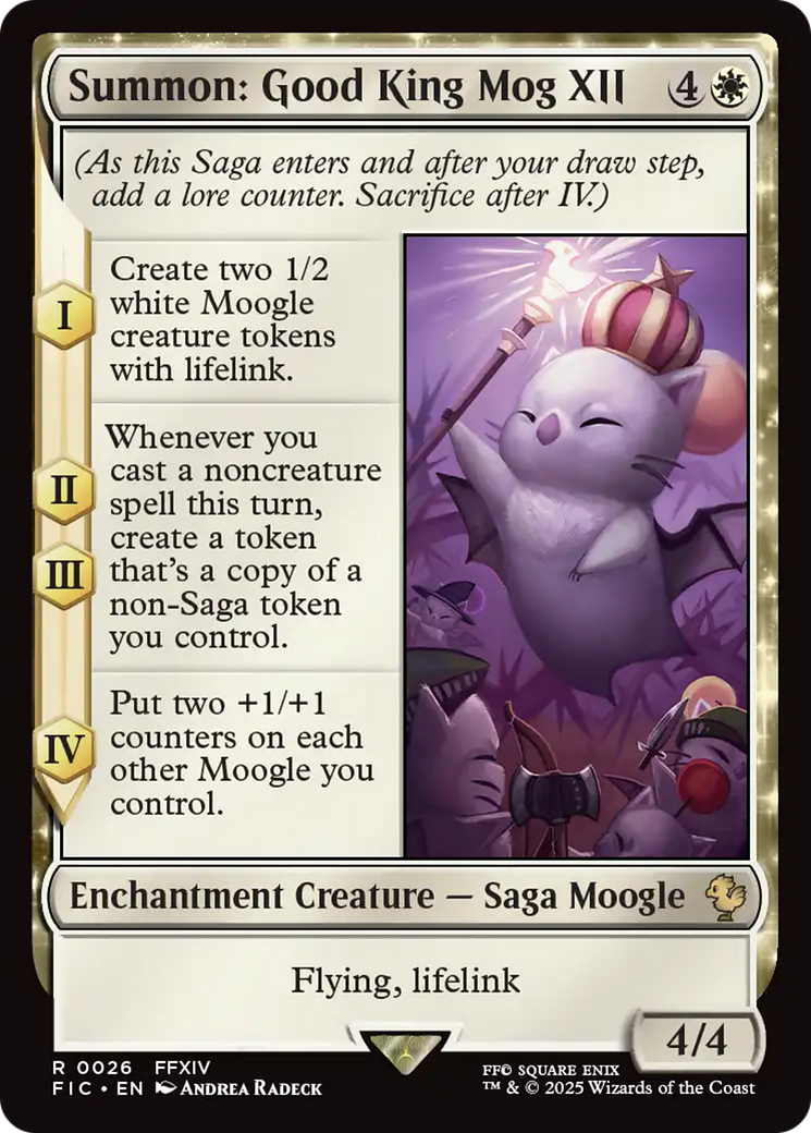 Summon: Good King Mog XII [FINAL FANTASY Commander] | Gamers Paradise