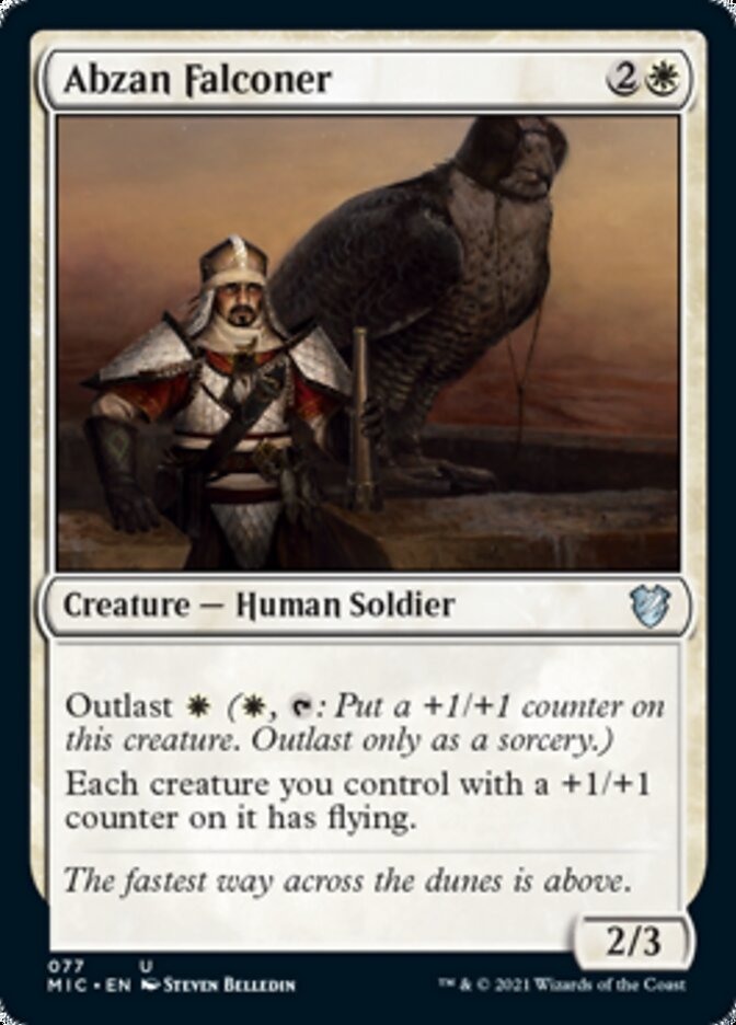 Abzan Falconer [Innistrad: Midnight Hunt Commander] | Gamers Paradise