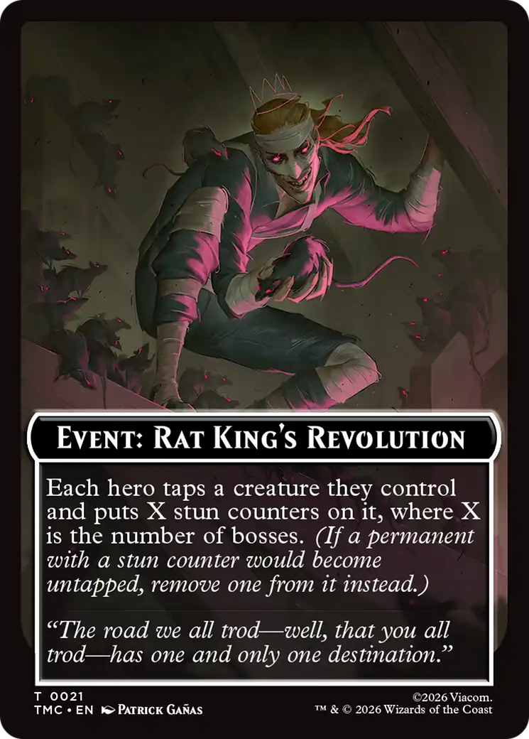 Event: Rat King's Revolution [Teenage Mutant Ninja Turtles Commander Tokens] | Gamers Paradise
