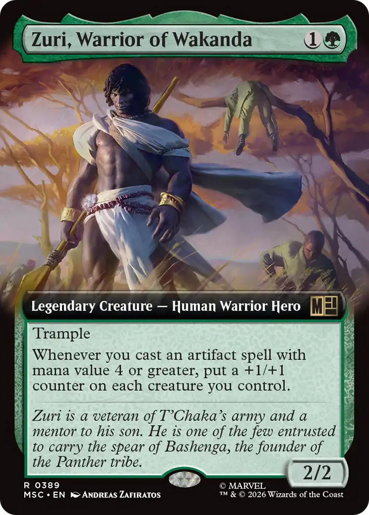 Zuri, Warrior of Wakanda (Extended Art) [Marvel Super Heroes Commander] | Gamers Paradise