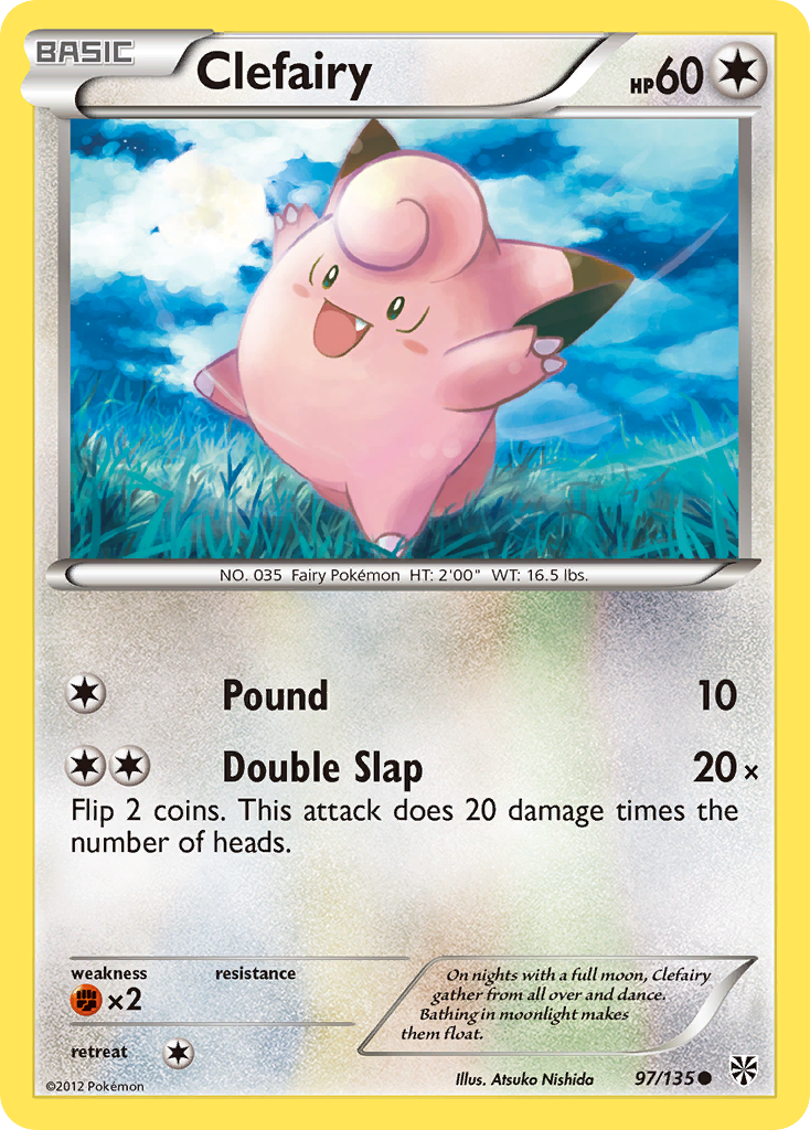 Clefairy (97/135) [Black & White: Plasma Storm] | Gamers Paradise