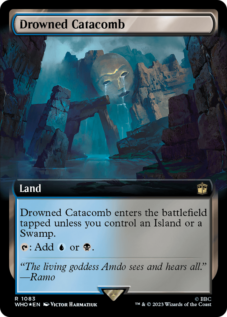 Drowned Catacomb (Extended Art) (Surge Foil) [Doctor Who] | Gamers Paradise