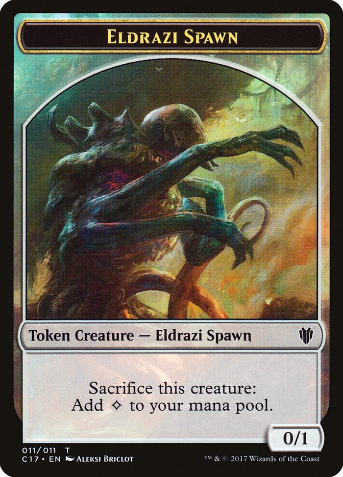 Eldrazi Spawn // Vampire Double-Sided Token [Commander 2017 Tokens] | Gamers Paradise