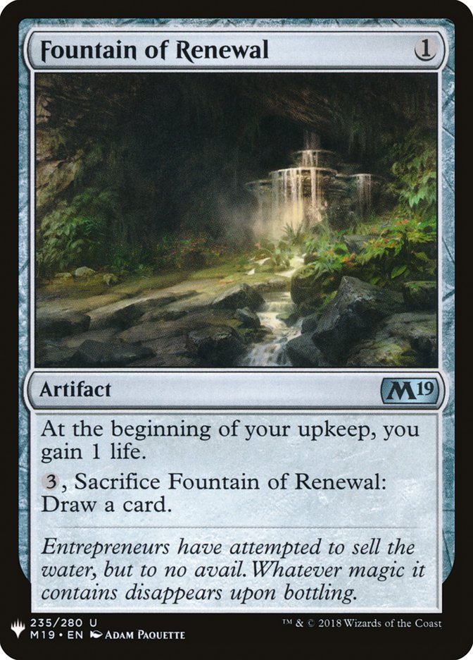 Fountain of Renewal [Mystery Booster] | Gamers Paradise