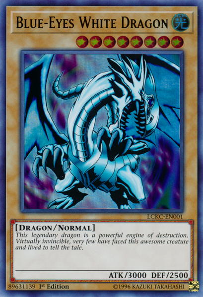 Blue-Eyes White Dragon (Version 1) [LCKC-EN001] Ultra Rare | Gamers Paradise