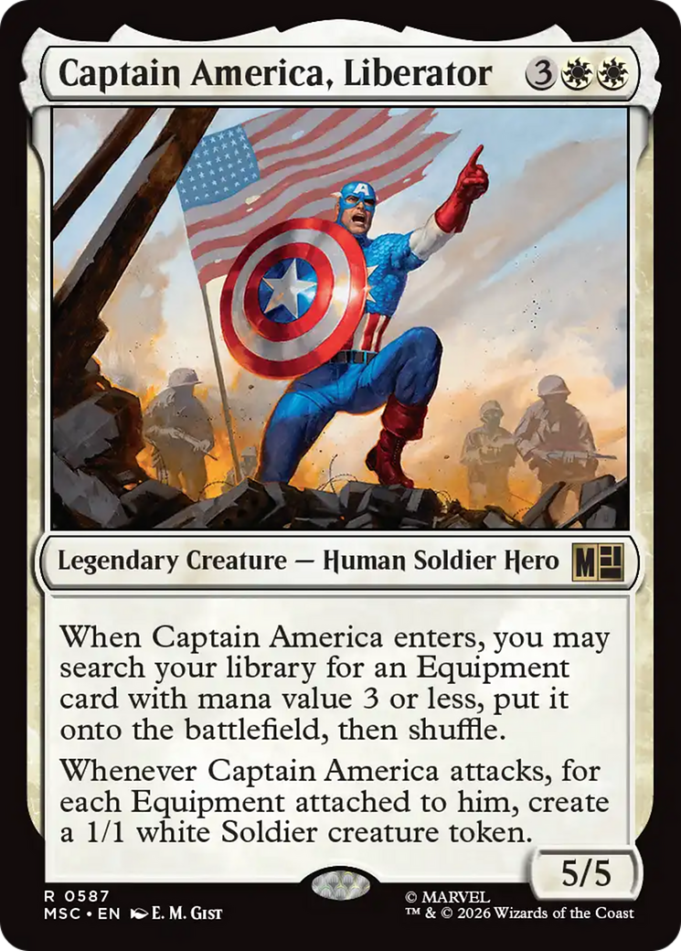 Captain America, Liberator [Marvel Super Heroes Commander] | Gamers Paradise