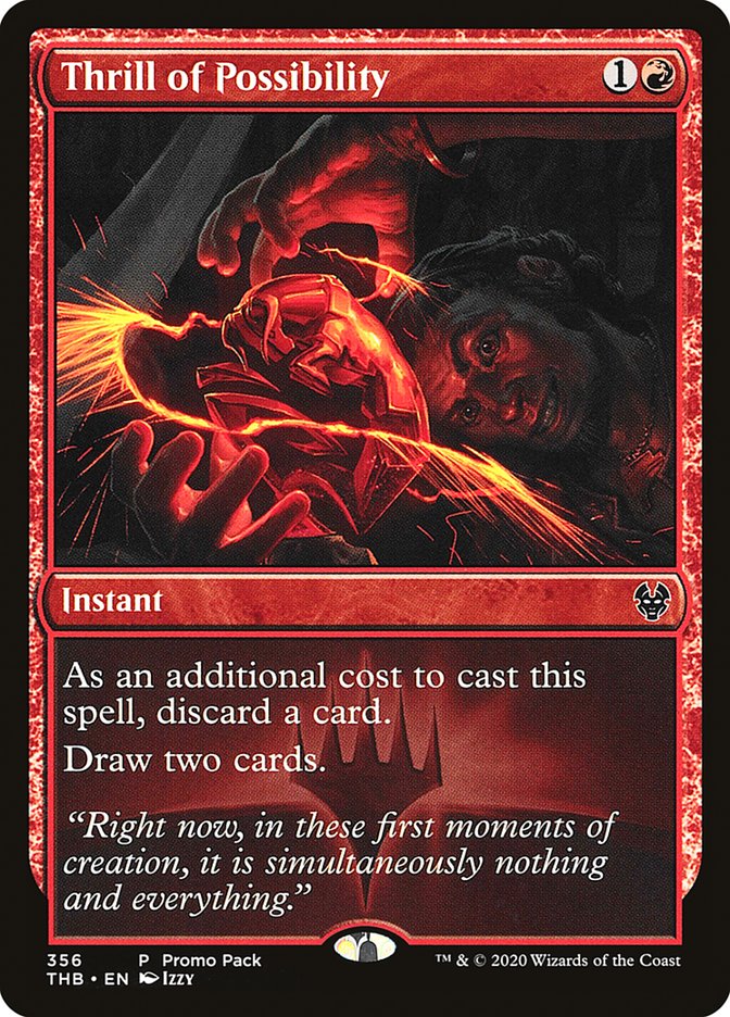 Thrill of Possibility (Promo Pack) [Theros Beyond Death Promos] | Gamers Paradise