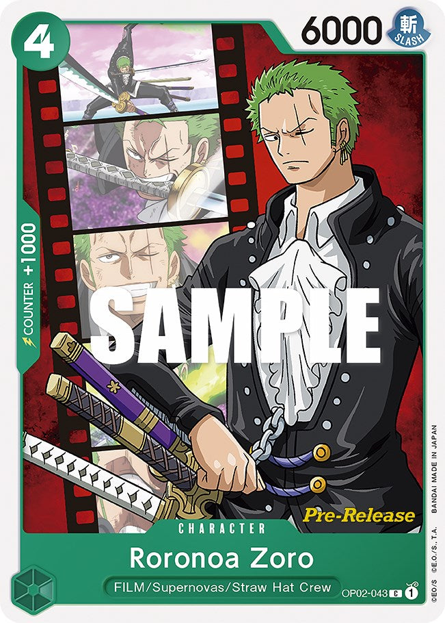 Roronoa Zoro [Paramount War Pre-Release Cards] | Gamers Paradise