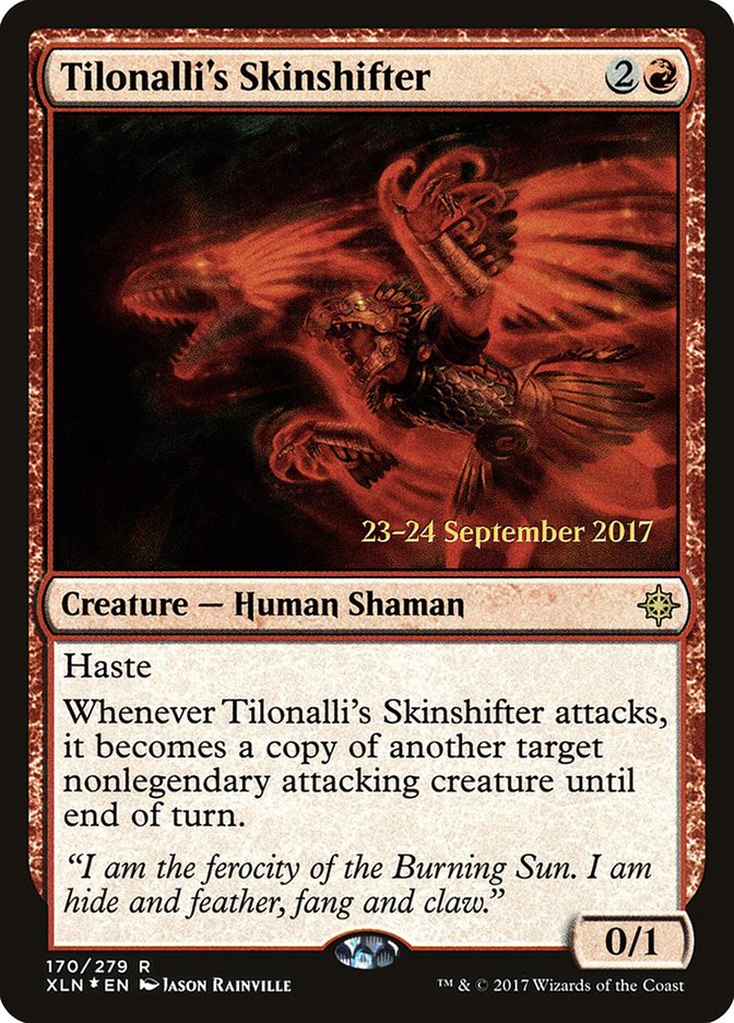 Tilonalli's Skinshifter [Ixalan Prerelease Promos] | Gamers Paradise