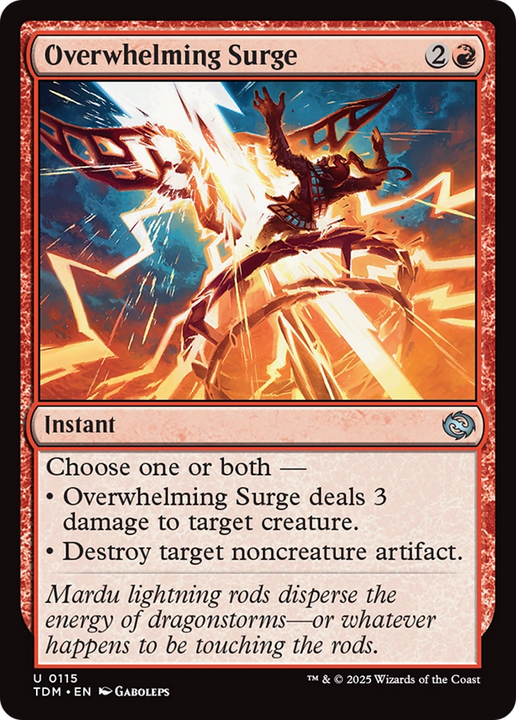 Overwhelming Surge [Tarkir: Dragonstorm] | Gamers Paradise