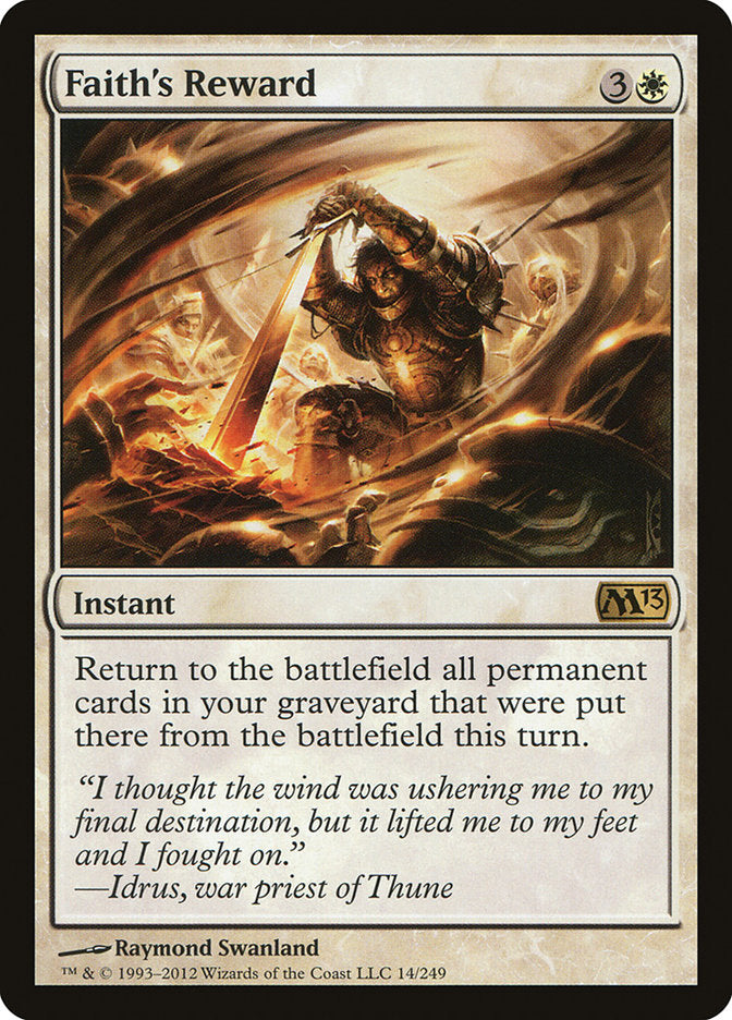Faith's Reward [Magic 2013] | Gamers Paradise