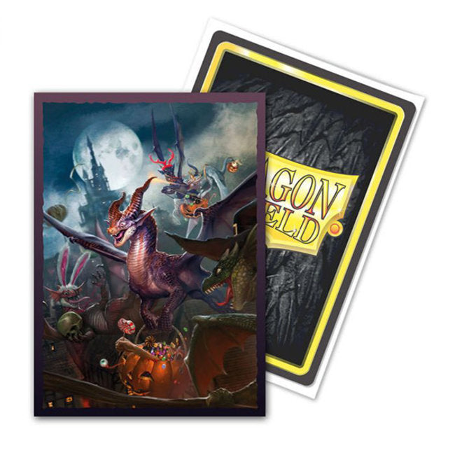 Dragon Shield: Standard 100ct Brushed Art Sleeves - Halloween Dragon (2021) | Gamers Paradise