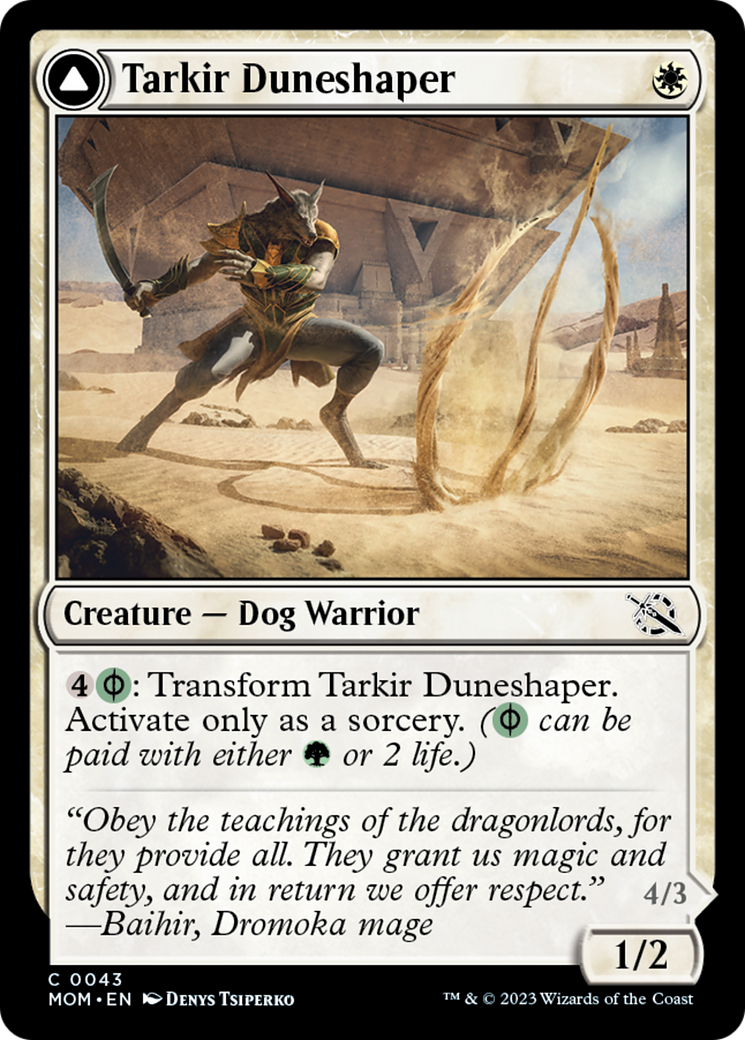 Tarkir Duneshaper // Burnished Dunestomper [March of the Machine] | Gamers Paradise