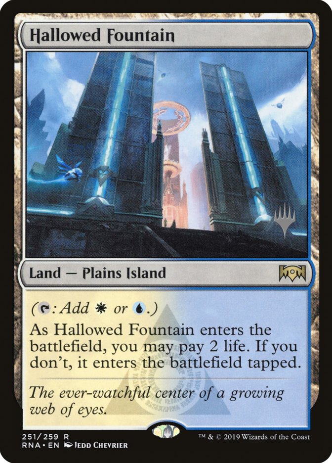 Hallowed Fountain (Promo Pack) [Ravnica Allegiance Promos] | Gamers Paradise