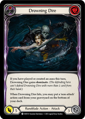 Drowning Dire (Red) [EVR110] (Everfest)  1st Edition Rainbow Foil | Gamers Paradise