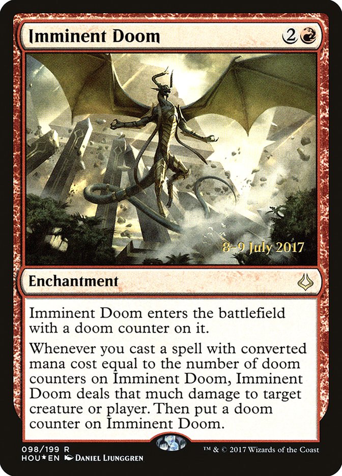 Imminent Doom [Hour of Devastation Prerelease Promos] | Gamers Paradise