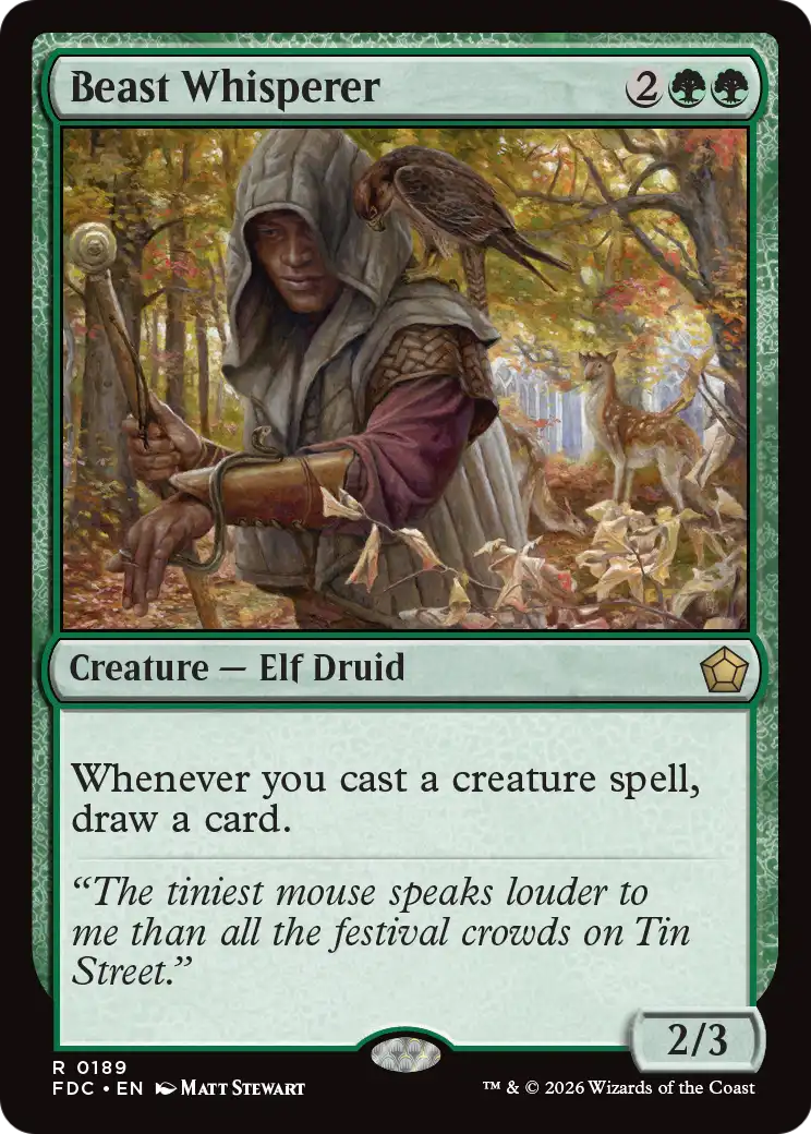 Beast Whisperer [Foundations Commander] | Gamers Paradise