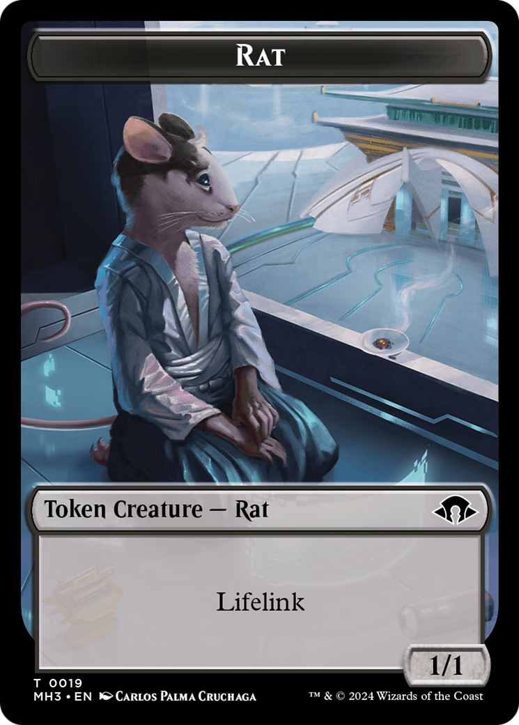 Phyrexian Germ // Rat Double-Sided Token [Modern Horizons 3 Tokens] | Gamers Paradise