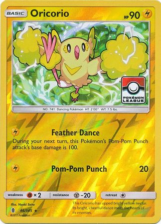 Oricorio (46/145) (League Promo) [Sun & Moon: Guardians Rising] | Gamers Paradise