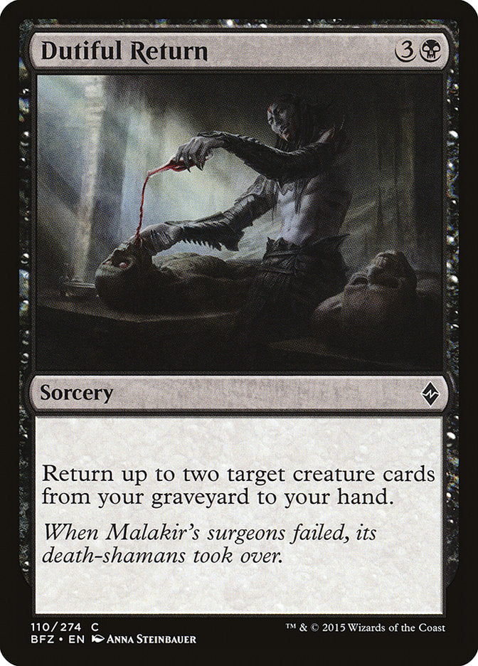 Dutiful Return [Battle for Zendikar] | Gamers Paradise