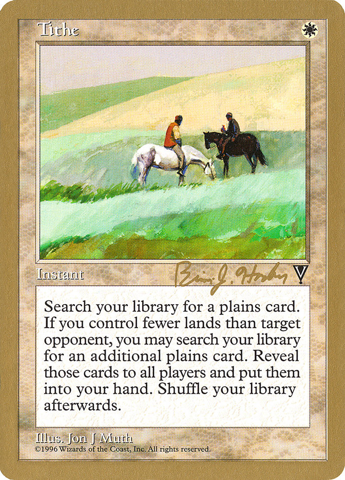 Tithe (Brian Hacker) [World Championship Decks 1998] | Gamers Paradise