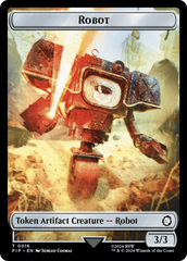 Robot // Food (0014) Double-Sided Token [Fallout Tokens] | Gamers Paradise