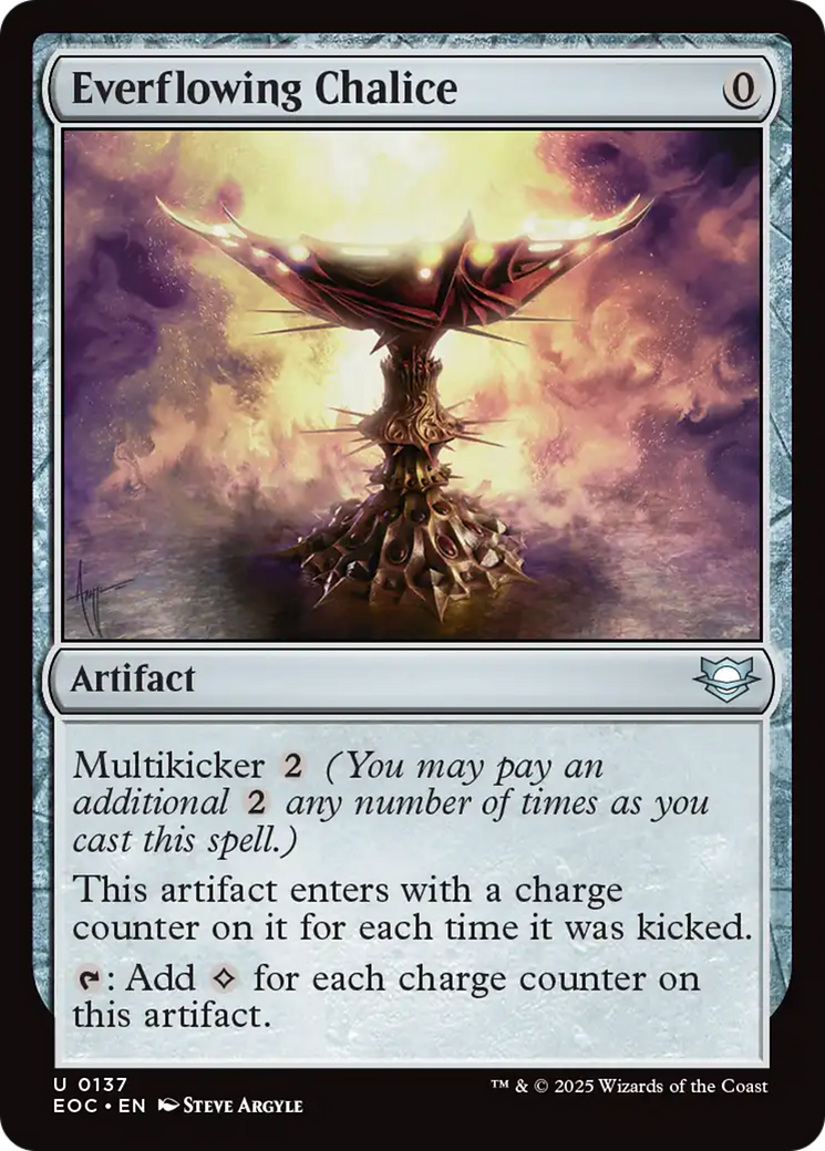 Everflowing Chalice [Edge of Eternities Commander] | Gamers Paradise