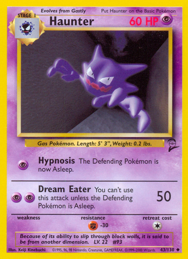 Haunter (43/130) [Base Set 2] | Gamers Paradise