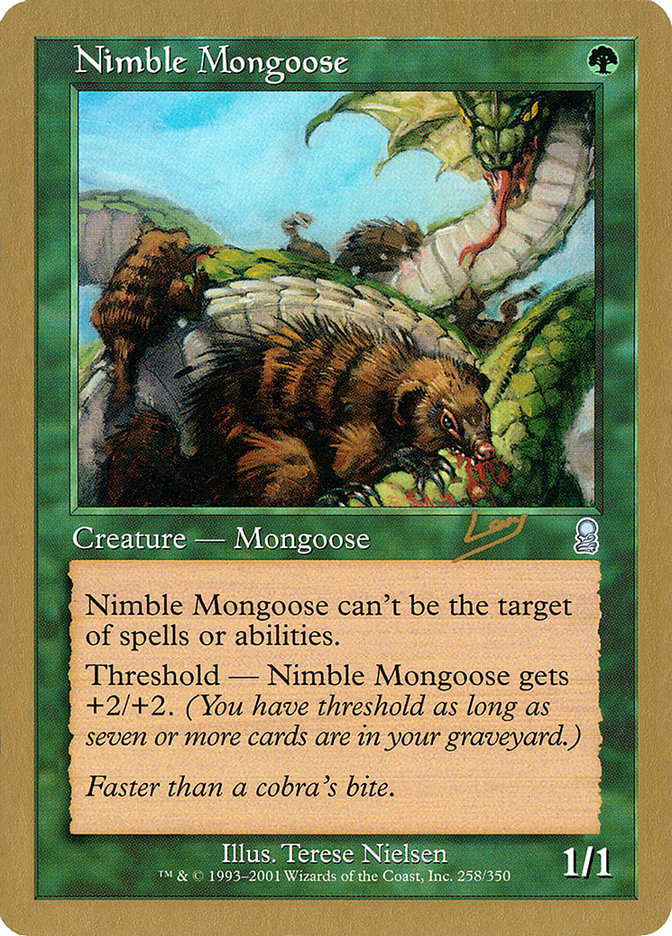 Nimble Mongoose (Raphael Levy) [World Championship Decks 2002] | Gamers Paradise