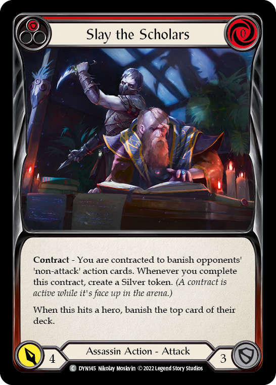 Slay the Scholars (Red) [DYN145] (Dynasty) | Gamers Paradise