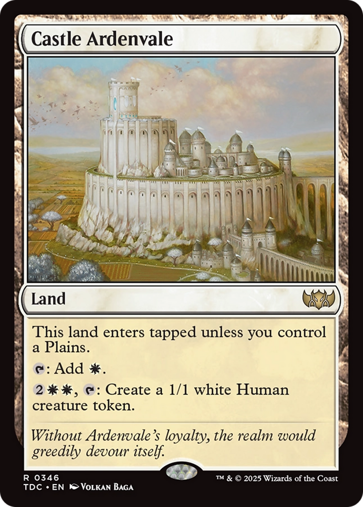 Castle Ardenvale [Tarkir: Dragonstorm Commander] | Gamers Paradise