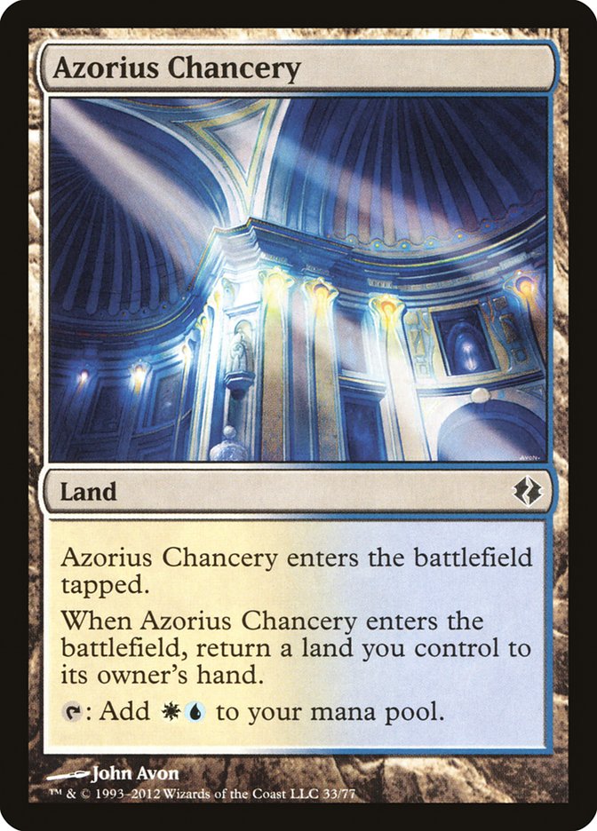 Azorius Chancery [Duel Decks: Venser vs. Koth] | Gamers Paradise