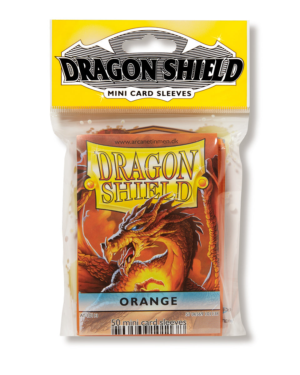 Dragon Shield: Japanese Size 50ct Sleeves - Orange (Classic) | Gamers Paradise