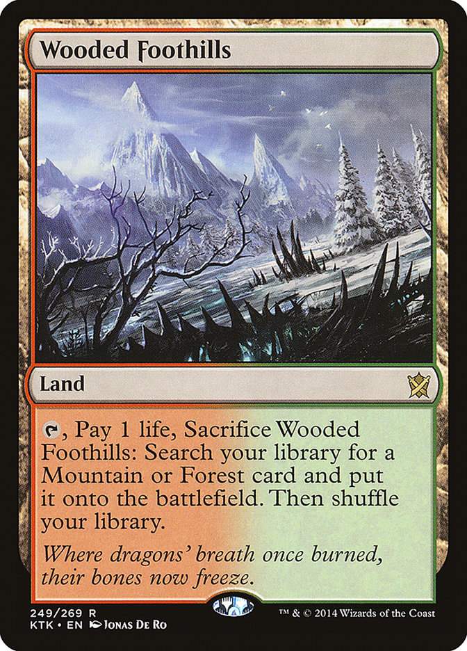 Wooded Foothills [Khans of Tarkir] | Gamers Paradise