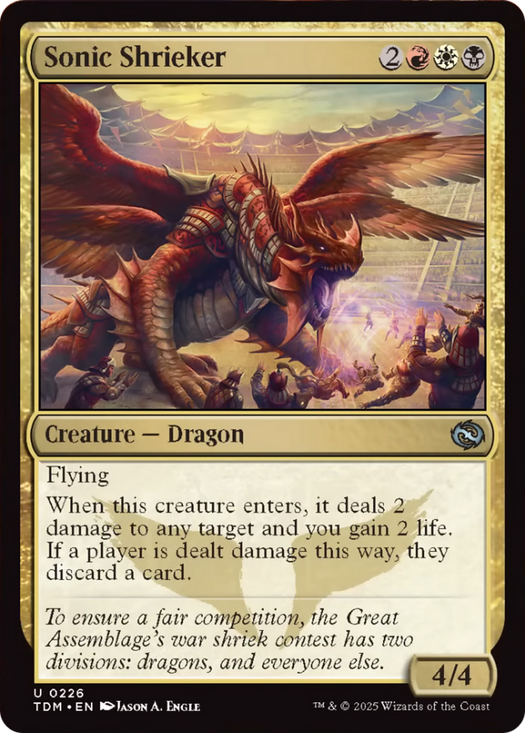 Sonic Shrieker [Tarkir: Dragonstorm] | Gamers Paradise