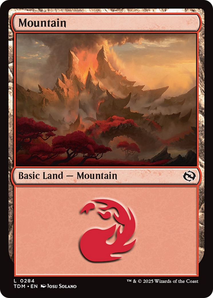 Mountain (0284) [Tarkir: Dragonstorm] | Gamers Paradise