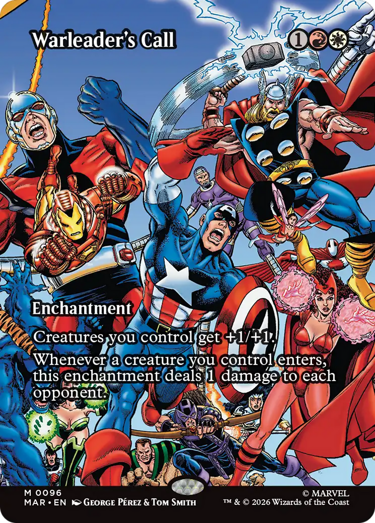 Warleader's Call (Borderless) [Marvel Universe: Eternal-Legal] | Gamers Paradise
