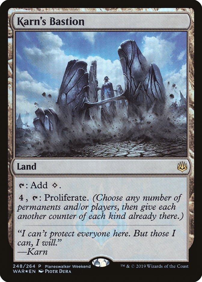 Karn's Bastion (Planeswalker Weekend) [War of the Spark Promos] | Gamers Paradise