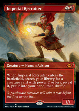 Imperial Recruiter (Borderless Alternate Art) [Modern Horizons 2] | Gamers Paradise