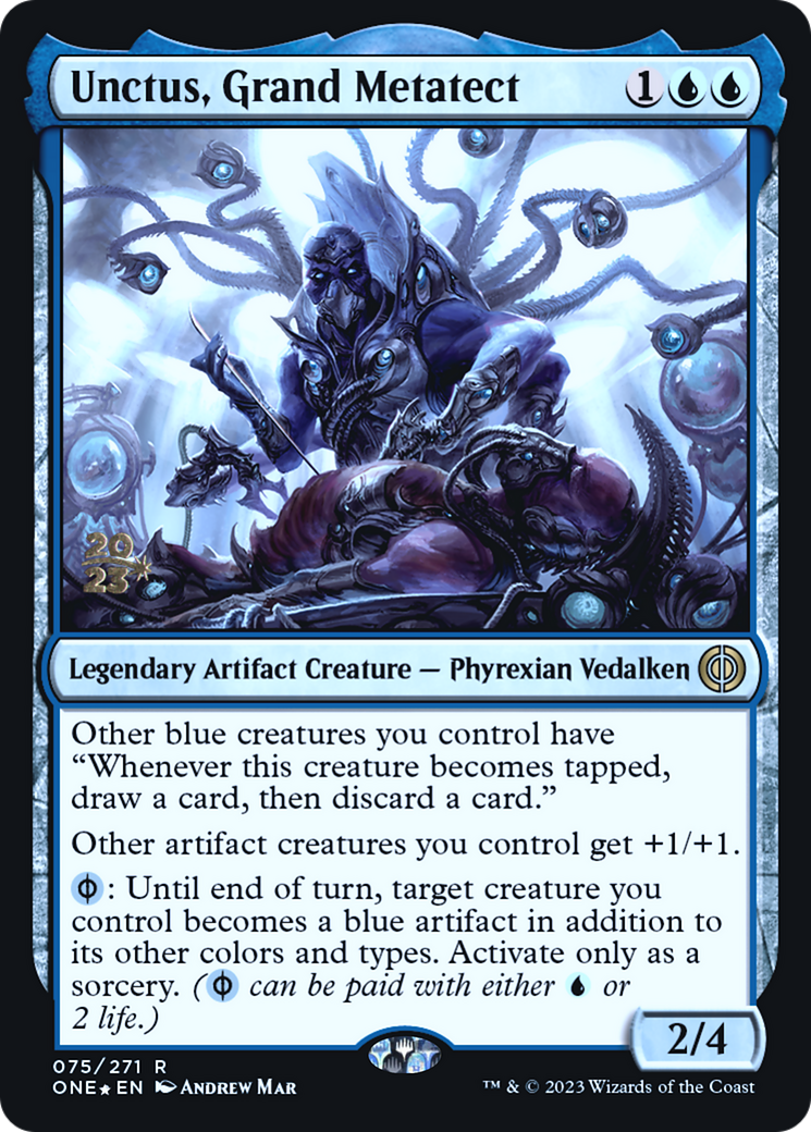 Unctus, Grand Metatect [Phyrexia: All Will Be One Prerelease Promos] | Gamers Paradise